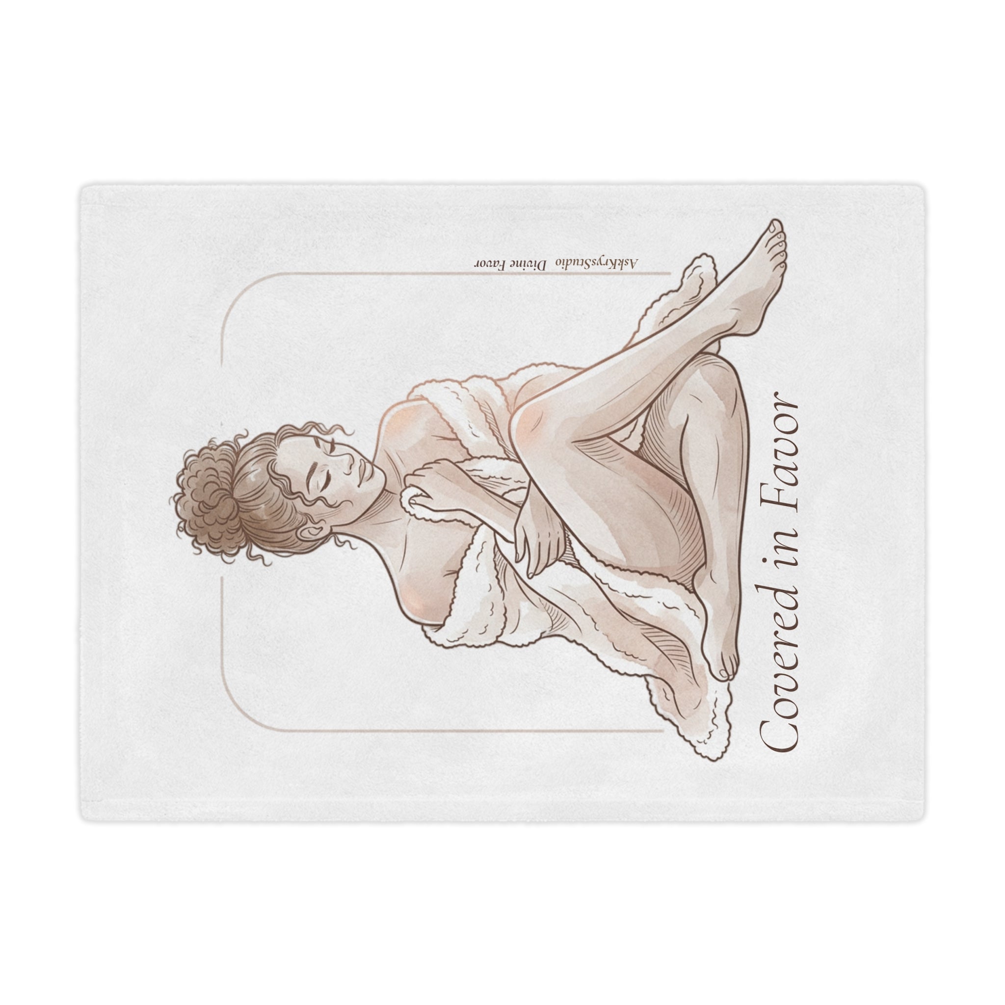 Covered in Favor - Minky Throw Blanket — Divine Favor