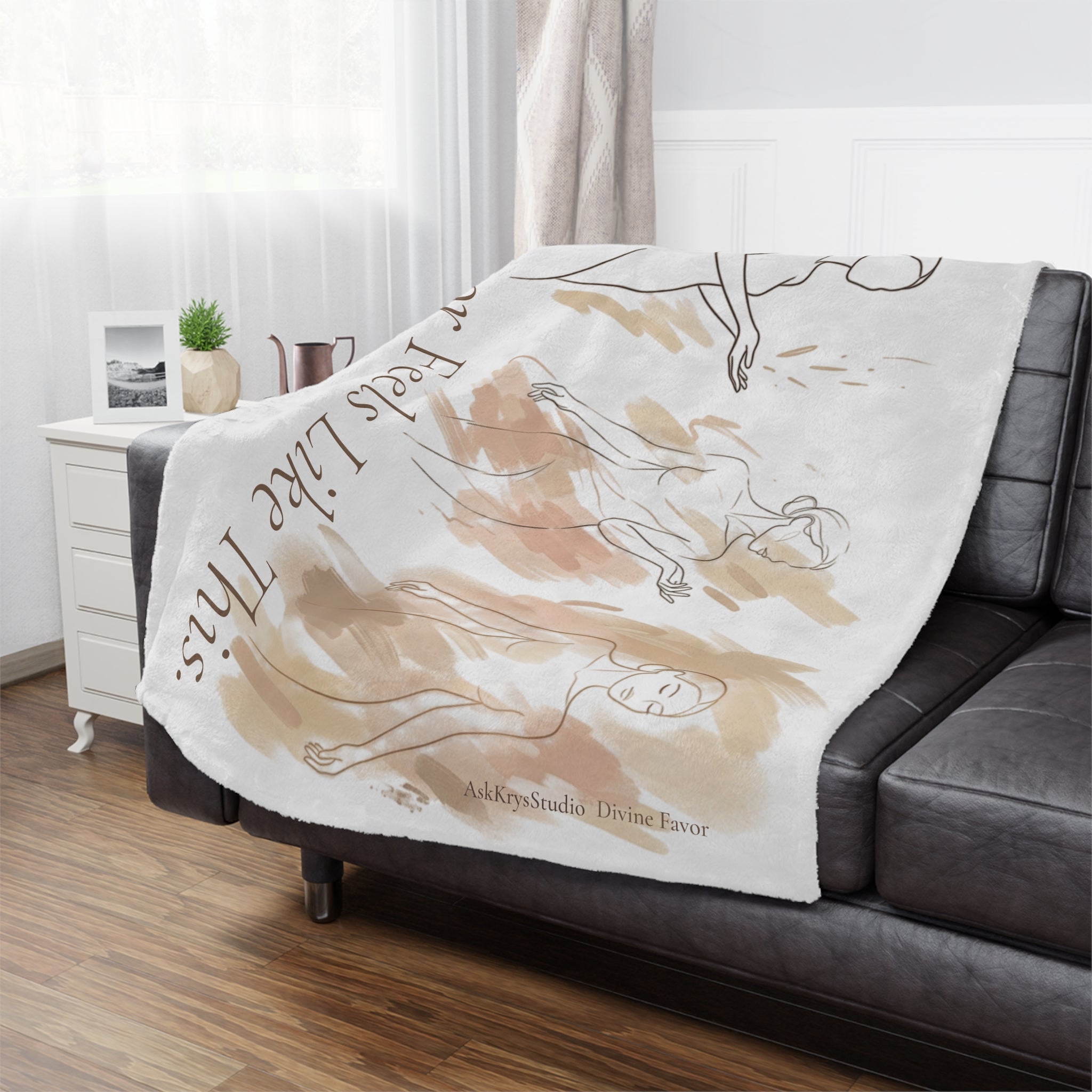 Favor Feels Like This - Minky Throw Blanket — Divine Favor