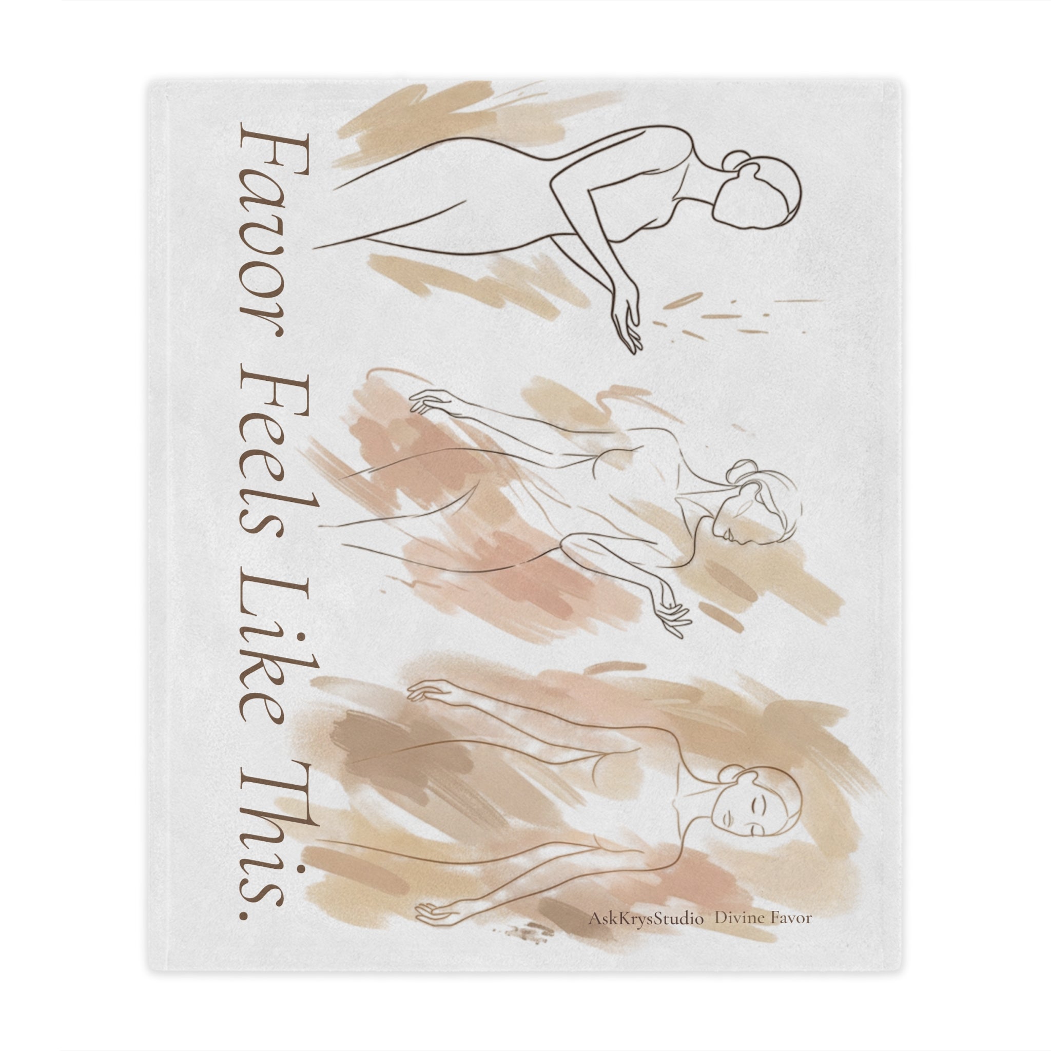 Favor Feels Like This - Minky Throw Blanket — Divine Favor
