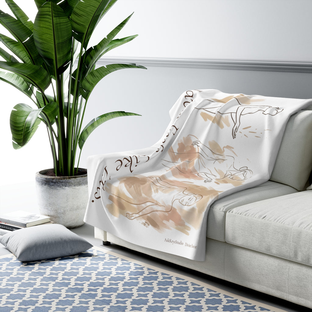Favor Feels Like This - Sherpa Fleece Blanket - Divine Favor