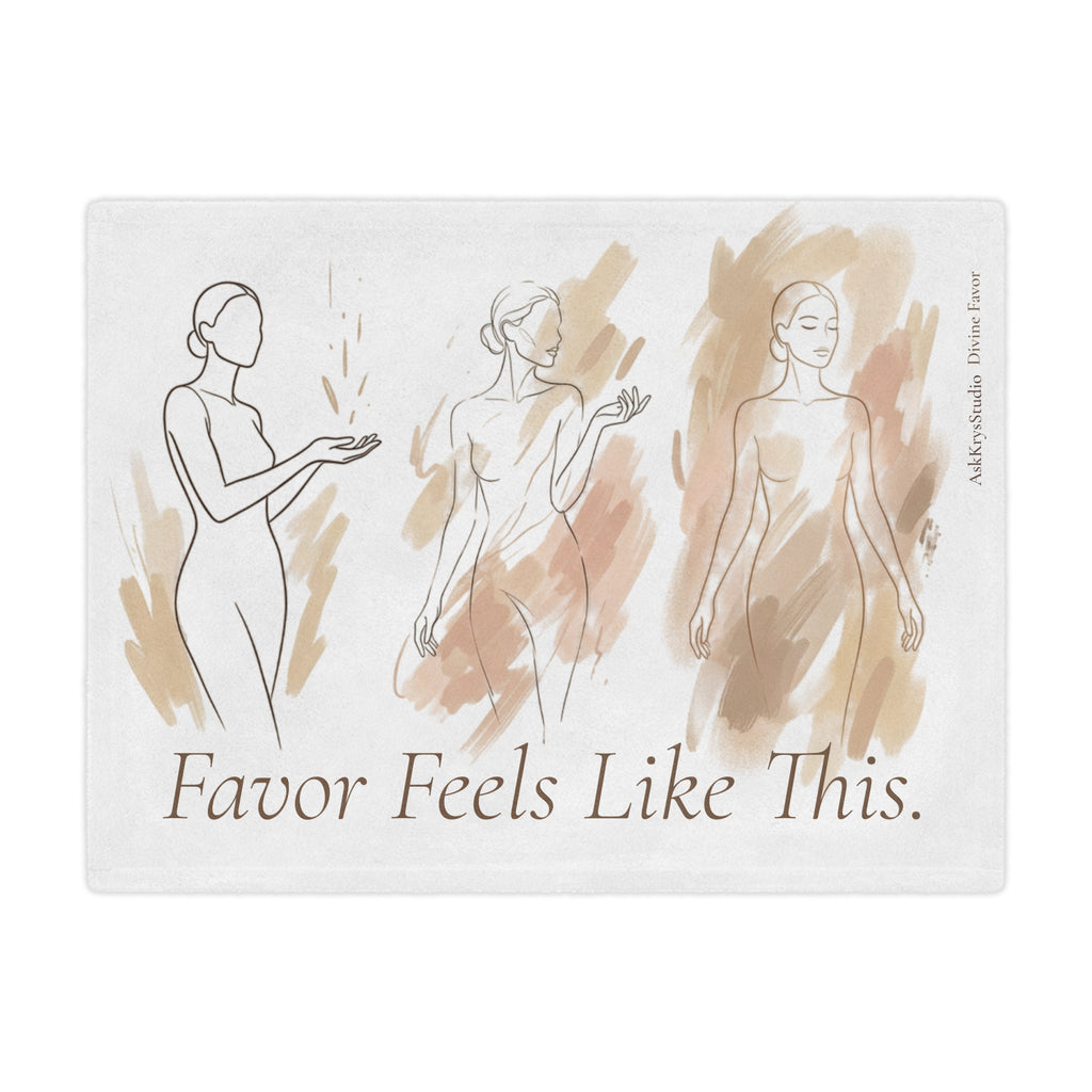 Favor Feels Like This - Minky Throw Blanket — Divine Favor