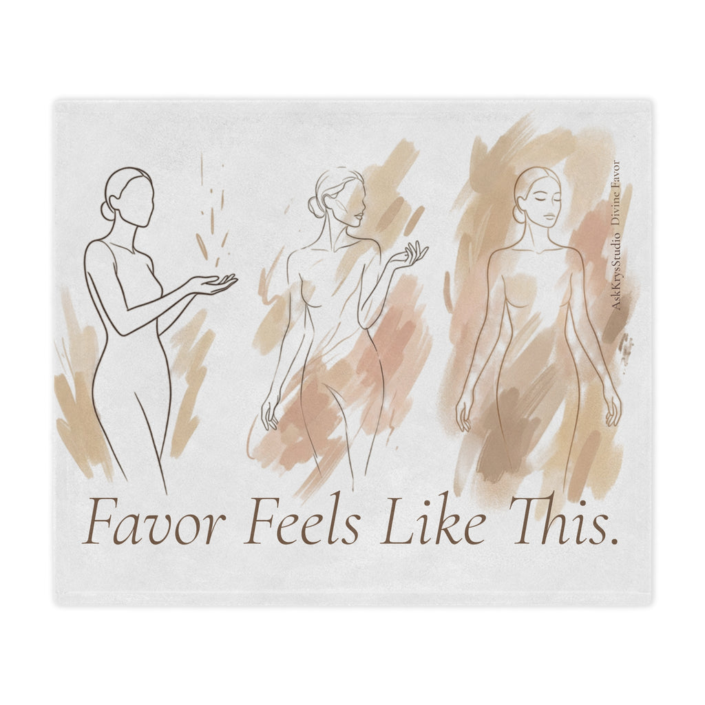 Favor Feels Like This - Minky Throw Blanket — Divine Favor