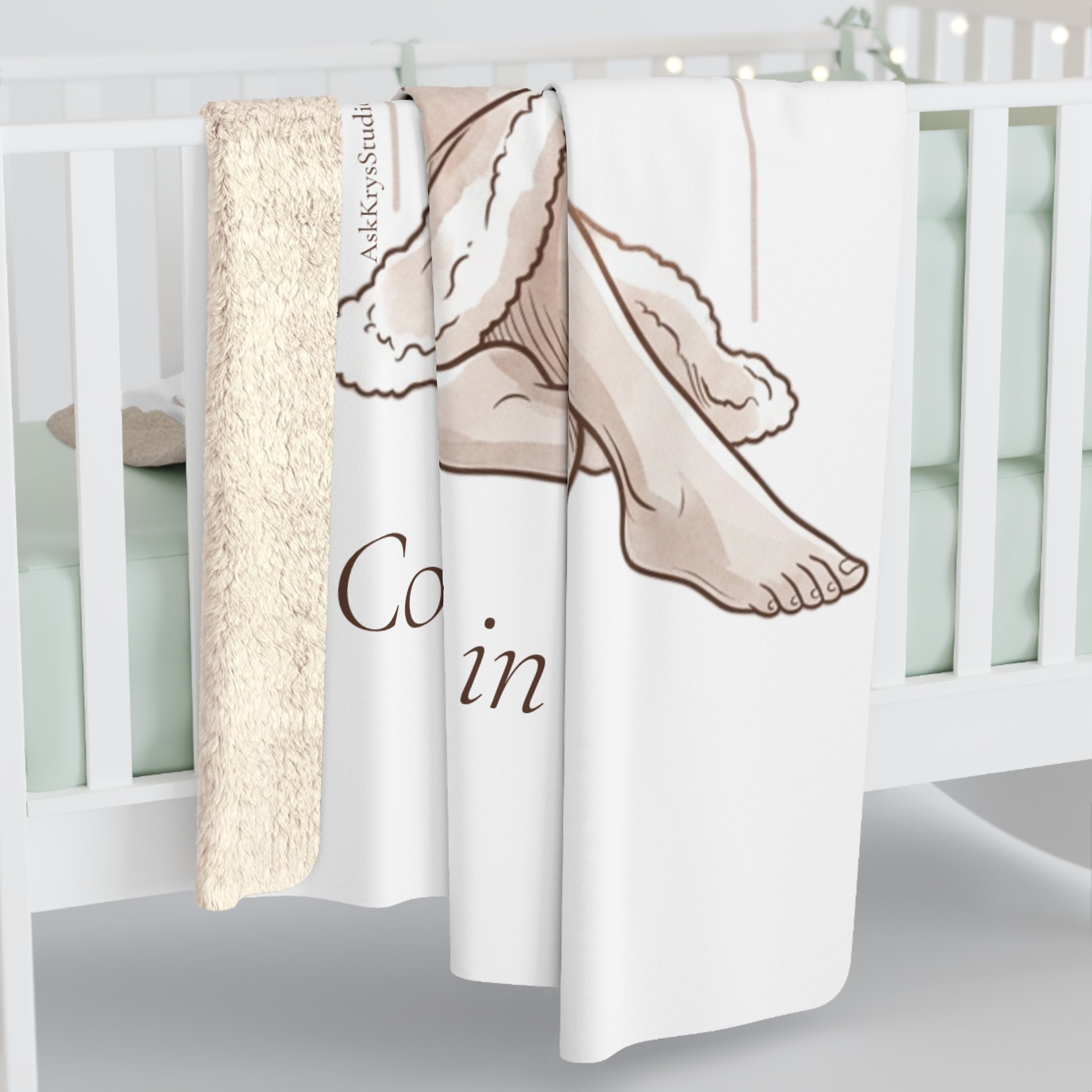 Covered in Favor - Sherpa Fleece Blanket - Divine Favor