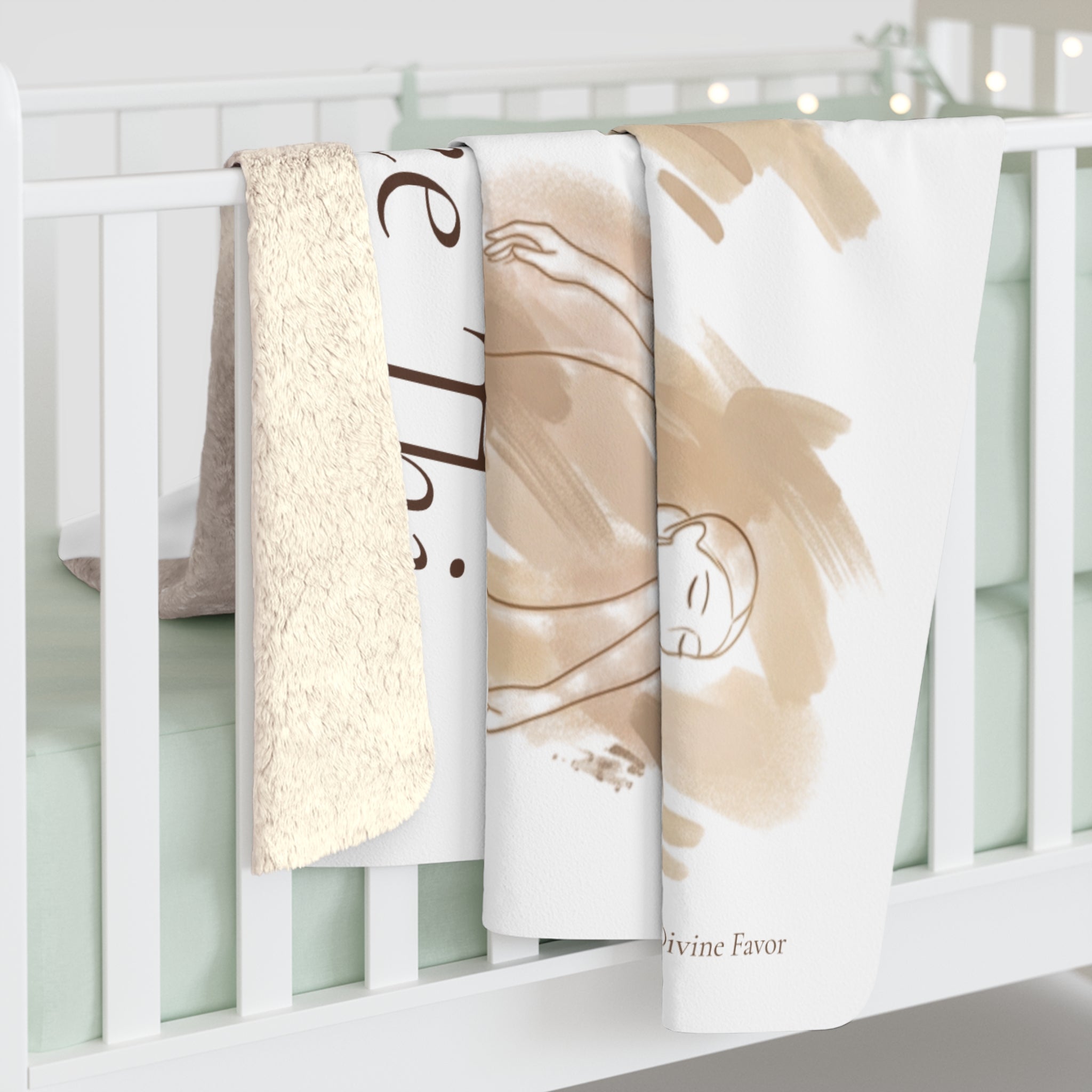 Favor Feels Like This - Sherpa Fleece Blanket - Divine Favor