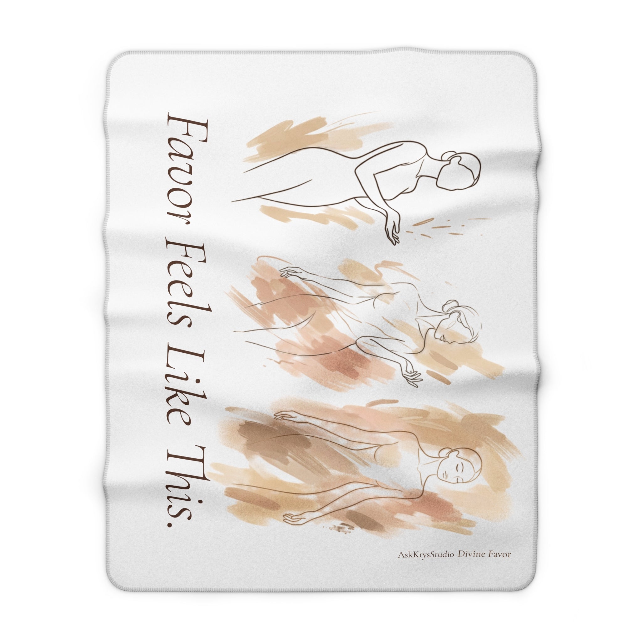Favor Feels Like This - Sherpa Fleece Blanket - Divine Favor