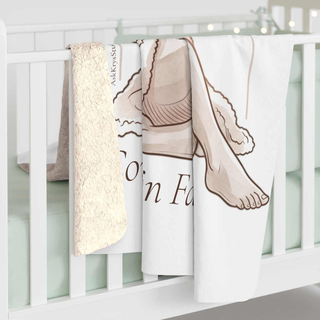 Covered in Favor - Sherpa Fleece Blanket - Divine Favor